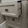 Bargain PAIR of designer bedside drawers in colour 'taupe' Image 5