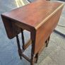 Sturdy strong Folding gateleg Antique Vintage  Arts&Crafts folding side Table Image 2