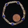 14ct Gold Lapis Lazuli Bracelet Image 2