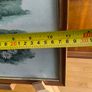 BY, F. Massa, Set Of 3 Vintage Framed watercoulored Drawings Prints Countryside Image 8