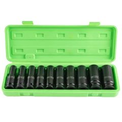 DSD Tools 10pc 1/2" 6-Point Deep Impact Socket Set