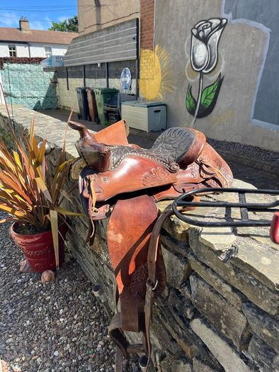 Vintage Western Trail Saddle