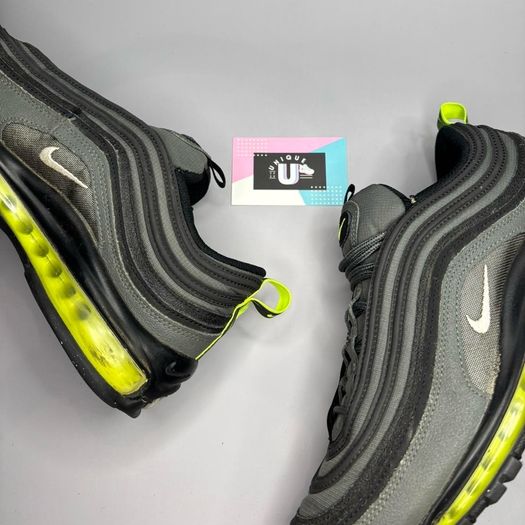 Premium Nike Air Max 97 Black Grey Neon