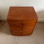 Solid Pine Wooden Bedroom Furniture Set Chest of Drawers & Bedside Cabinet Image 4