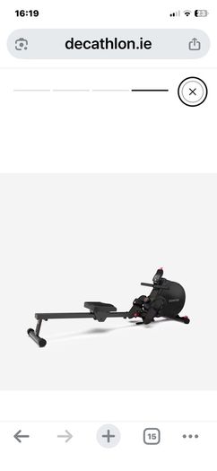 rowing machine domyos essential 120