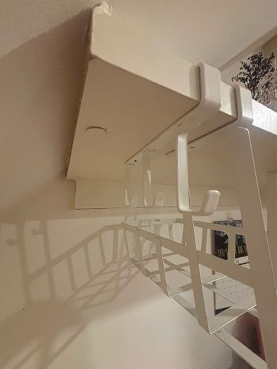 IKEA UnderShelf Storage Set (Hook Rack & Wire Basket)