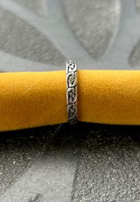 Sterling silver Celtic design ring size K or 5.5