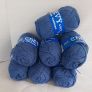 New blue wool knitting crochet crafts Image 5