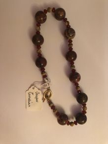 Jasper & Carnelian necklace