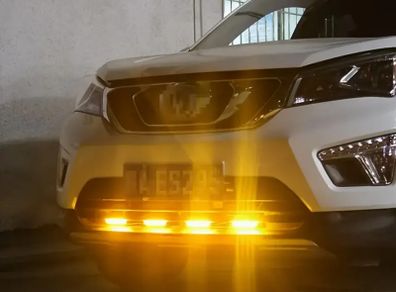 24-LED Motor Vehicle Car Grille  Light Bar  Type Grill Emergency