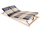Slatted Bed Base with 42 Slats 7 Zones 140x200 cm