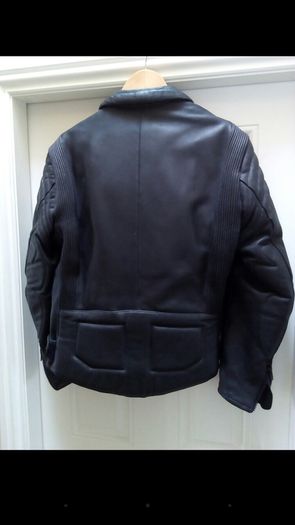 Weise leather motorcycle jacket