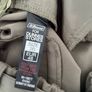Khaki ladies tie belt trousers plus size Image 4