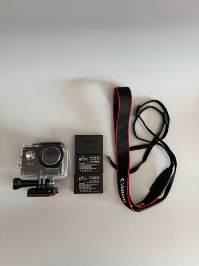 Canon EOS M50 Mark II + 15-45mm + Sigma 70-300mm + Fisheye + Batteries + Viltrox adapter + Apex 4K Camera