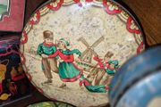 selection of vintage tins