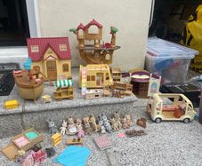 large Sylvanian family collection