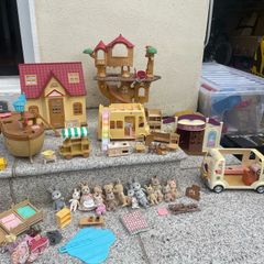 large Sylvanian family collection