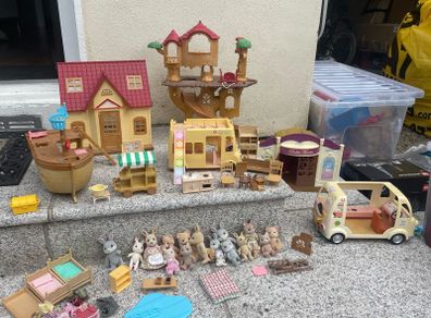 large Sylvanian family collection