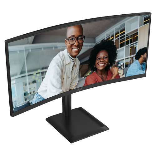 Current Model. 34" AOC exDemo Curved Ultrawide Computer screen, Height Adjustable, with 4 Year AOC warranty.