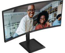 Current Model. 34" AOC exDemo Curved Ultrawide Computer screen, Height Adjustable, with 4 Year AOC warranty.