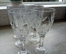 Tipperary crystal 6 wine goblets