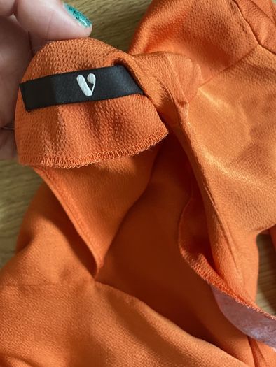 blouse orange size 10