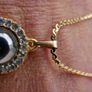 18K Gold Plated Pendant Necklace length 9,5" - 7,0g Image 2