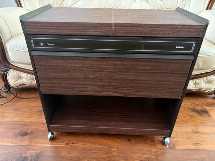 Philips Hostess Trolley Vintage Food Warmer on Wheels