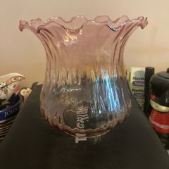 Victorian oil lamp glass shade free postage