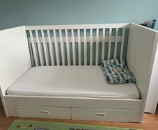 Ikea Cot/toddler bed with mattress