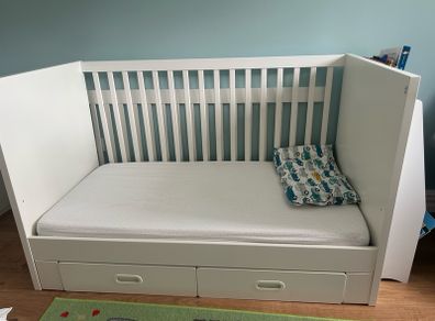 Ikea Cot/toddler bed with mattress