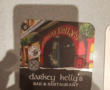 Irish Beer mat Darkey Kellys