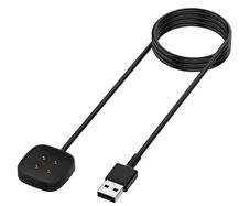 Charger Compatible with Fitbit Versa 3/4, Sense/Sense 2 Smartwatch, Replacement Charging Cable, 1M (1)