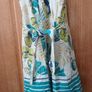 Free style cotton Summer tropical theme dress age 6 Image 5