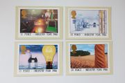Vintage Royal Mail Stamp postcards "Industry Year" 14th of January 1987  4 postcards