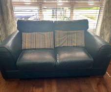 2 x 2 Seater Leather Sofas | EZ Living