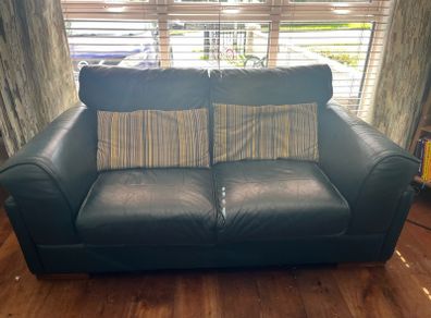 2 x 2 Seater Leather Sofas | EZ Living