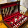 Vintage Walker & Hall 80-Piece Cutlery Image 3