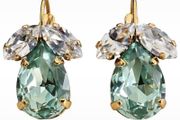 Gold Plated Crystal Earrings