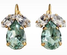 Gold Plated Crystal Earrings