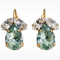 Gold Plated Crystal Earrings