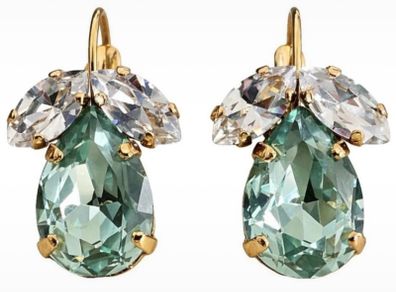 Gold Plated Crystal Earrings