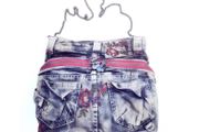 Brand New Designer Denim Crossbody Bag
