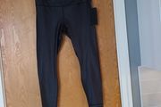 90 Degree By Reflex High Waisted Interlink Faux Leather  Leggins.   S. L. 14-16.  B.N.W.T.