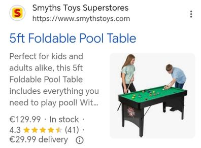 pool table