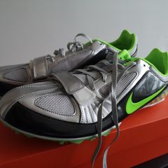 Nike Zoom Rival S Spikes Silver Green Mens 10 to 11 - Brand New