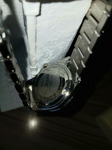 New Invicta gents watch on steel braclet.