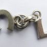 Genuine Links of London Sterling Silver Red Letters Charm Image 2