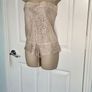 Off White Polka Dot Silk Y2K top from Jasper Conran Jeans size 14 Image 2