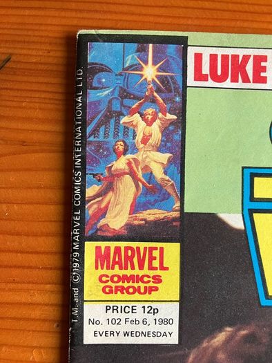 Comic: 'Star Wars Weekly' no. 102 / 1980